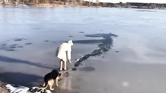 Январь 2020, Поиск воды♥️♥️ закаливание, лёд #4