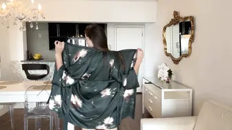 BEST TRANSPARENT ROBE DANCE AND SEDUCING #6