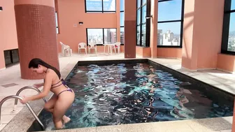 BRINCANDO COM MINHA AMIGA NA PISCINA #5