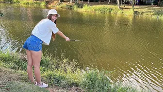 É ASSIM QUE UMA MULHER PESCA!