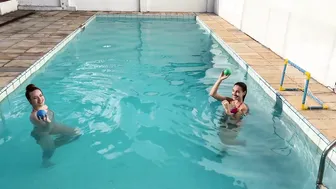 DESAFIO NA PISCINA COM MINHA AMIGA #3