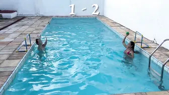 DESAFIO NA PISCINA COM MINHA AMIGA #7