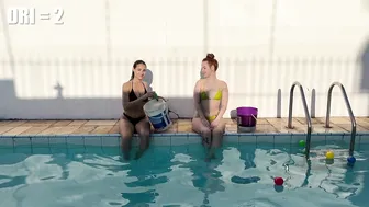 DESAFIO NA PISCINA COM MINHA AMIGA #2 #8