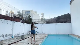 DIA DE LIMPEZA NA PISCINA #2