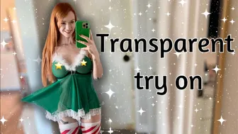 A transparent festive lingerie haul!