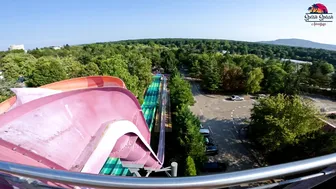 ♥️♥️DARE TO TRY?! Freefalll Waterslide at Europe's Albena Aquamania Water Park, BULGARIA #4