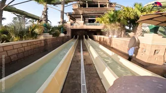 ♥️♥️DARE TO TRY?! Poseidon’s Water Slide at World's BIGGEST Water Park Aquaventure Waterpark in Dubai #10