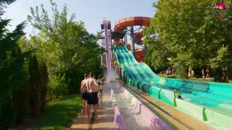 Unseen Secrets: Exploring Albena's Aquamania Water Park in Bulgaria, All Waterslides №2 #4