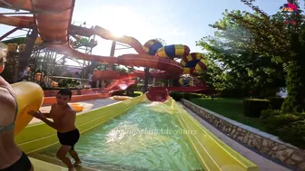 Unseen Secrets: Exploring Albena's Aquamania Water Park in Bulgaria, All Waterslides №3 #7