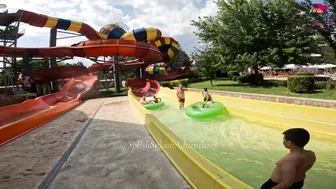 ♥️♥️DARE TO TRY?! Tornado Waterslide at Europe's Albena Aquamania Water Park, BULGARIA #10