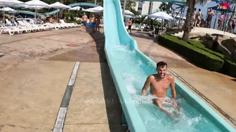 ♥️♥️DARE TO TRY?! Spiral Water Slide at Europe's BIGGEST Water Park - Aquapark Nessebar in Bulgaria №2 #7