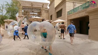 Unseen Secrets: Exploring Dubai's Aquaventure Water Park, All Waterslides, Walking Tour + Beach Walk #2