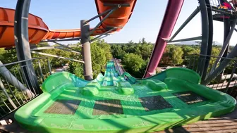 ♥️♥️DARE TO TRY?! ProRacer Waterslide at Europe's Albena Aquamania Water Park, BULGARIA #2