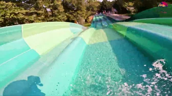 ♥️♥️DARE TO TRY?! ProRacer Waterslide at Europe's Albena Aquamania Water Park, BULGARIA #8