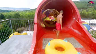 Unseen Secrets: Exploring Albena's Aquamania Water Park, All Waterslides №4 #8