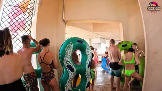 DARE TO TRY? TRAPDOOR Water Slide at Aquapark Nessebar in Bulgaria, near Sunny Beach #5