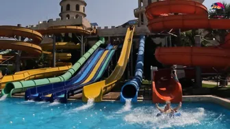 Unseen Secrets: Exploring Europe's Aquaparadise Water Park In Nessebar, Bulgaria. All Waterslides №6 #9