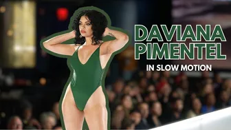 Daviana Pimentel In Slow Motion | New York Fashion Week | Azzul Swimwear