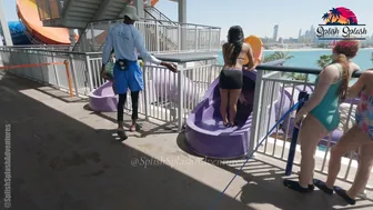 Unbelievable Bullet Water Slide at Dubai's BIGGEST Water Park #3