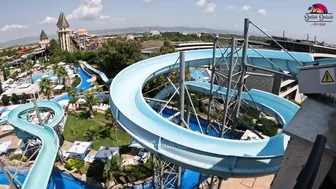 DARE TO TRY? Uphill Water Slide at Aquapark Nessebar in Bulgaria, near Sunny Beach #2