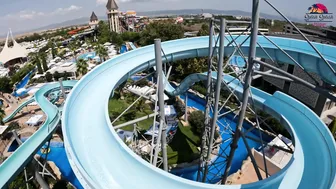 DARE TO TRY? Uphill Water Slide at Aquapark Nessebar in Bulgaria, near Sunny Beach #7