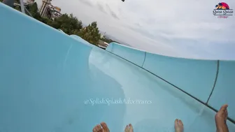 DARE TO TRY? Uphill Water Slide at Aquapark Nessebar in Bulgaria, near Sunny Beach #9