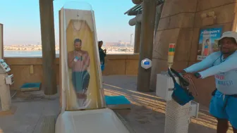 ???? Would YOU TRY This Water Slide at BIGGEST Water Park Aquaventure in Dubai? Poseidon Waterslide