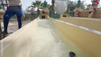 ♥️♥️ Would YOU TRY This Water Slide at BIGGEST Water Park Aquaventure in Dubai? Poseidon Waterslide #10