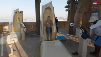 ♥️♥️ Would YOU TRY This Water Slide at BIGGEST Water Park Aquaventure in Dubai? Poseidon Waterslide #2