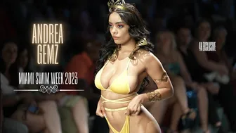 Andrea Gemz In Slow Motion /Miami Swim Week 2023/ 4K Exclusive