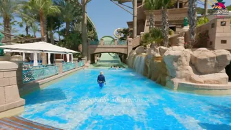 Unseen Secrets: Exploring Dubai's Aquaventure Water Park, All Waterslides, Walking Tour + Lazy River №5 #4