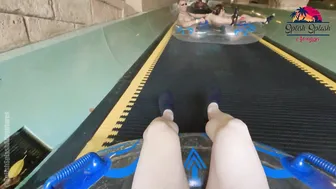 Lazy River Water Slide at Water Park Aquaventure in Dubai #3