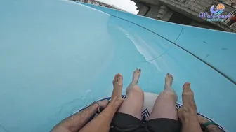 The UPHILL Water Slide at EUROPE'S BIGGEST Water Park - Aquapark Nessebar #3