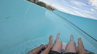 The UPHILL Water Slide at EUROPE'S BIGGEST Water Park - Aquapark Nessebar #4