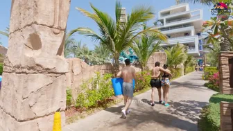 Unseen Secrets: Exploring Dubai's Aquaventure Water Park, All Waterslides, Walking Tour + Lazy River №7 #7