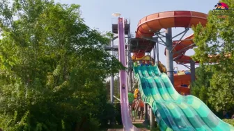 ♥️♥️DARE TO TRY?! Freefalll Waterslide at Europe's Albena Aquamania Water Park, BULGARIA №2 #10