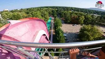 ♥️♥️DARE TO TRY?! Freefalll Waterslide at Europe's Albena Aquamania Water Park, BULGARIA №2 #6