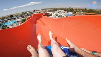 Rafting Water Slide At The BIGGEST Water Park In Europe Aquapark Nessebar #4