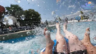 Rafting Water Slide At The BIGGEST Water Park In Europe Aquapark Nessebar #9