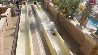 TRAP DOOR Water Slide at Aquaventure Water Park in Dubai #10