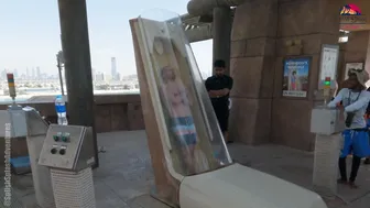 TRAP DOOR Water Slide at Aquaventure Water Park in Dubai #3