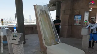 TRAP DOOR Water Slide at Aquaventure Water Park in Dubai #4