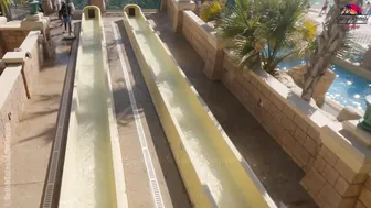 TRAP DOOR Water Slide at Aquaventure Water Park in Dubai #8