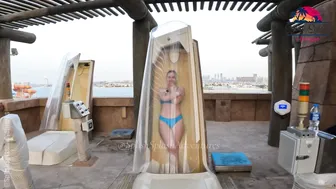 Would You Try This DANGEROUS FREE FALL Water Slide at Dubai Aquaventure Water Park? #6