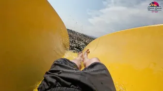 ♥️♥️DARE TO TRY?! Freefall Water Slide at Europe's BIGGEST Water Park - Aquapark Nessebar in Bulgaria #10