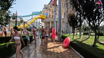 ♥️♥️DARE TO TRY?! Freefall Water Slide at Europe's BIGGEST Water Park - Aquapark Nessebar in Bulgaria #2