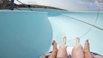 Giant Slalom Water Slide at Aquapark Nessebar, Bulgaria #6