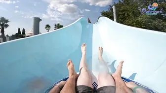 Giant Slalom Water Slide at Aquapark Nessebar, Bulgaria #8