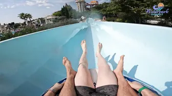 Giant Slalom Water Slide at Aquapark Nessebar, Bulgaria #9