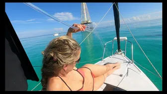 Our ????️Hurricane ????Proof Sailboat ???? Sailing and Fun Adventures in the Florida Keys ⛵